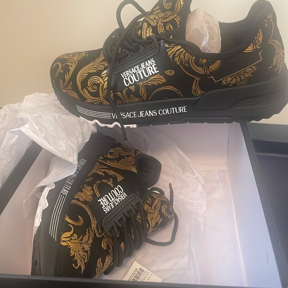 Versace Jeans Couture Mens Shoes Linea Fondo Aerodynamic Dis. 4 Size 8